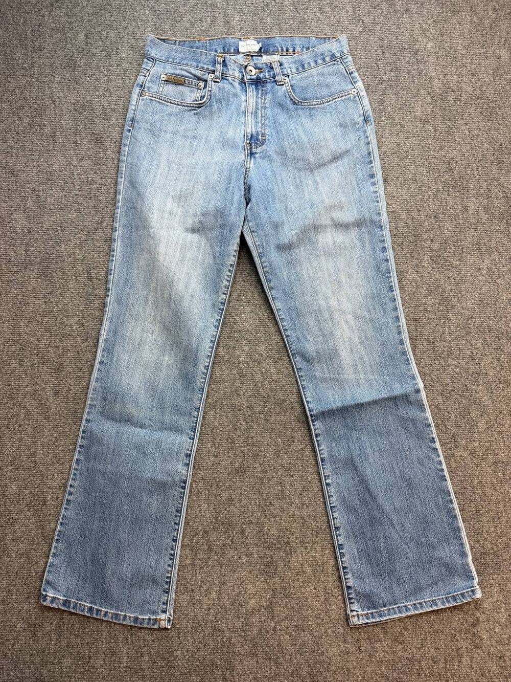 Y2K Calvin Klein Jeans Womens Size 8 Low Rise Bootcut Stretch Denim Blue